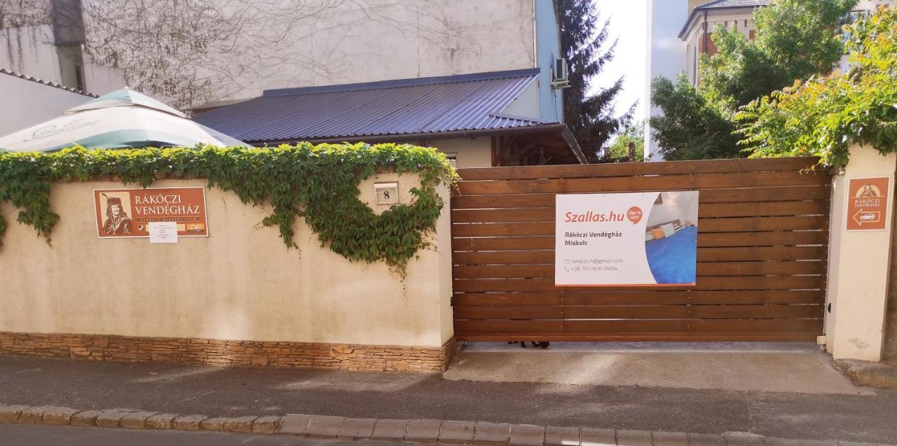 Rákóczi Vendégház Miskolc Extérieur photo